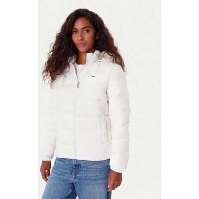 Tommy Jeans Kurtka puchowa Basic DW0DW18312 Biały Slim Fit S Biały Damskie Tommy Jeans Kurtka puchowa Basic DW0DW18312 Biały Slim Fit S Biały Damskie