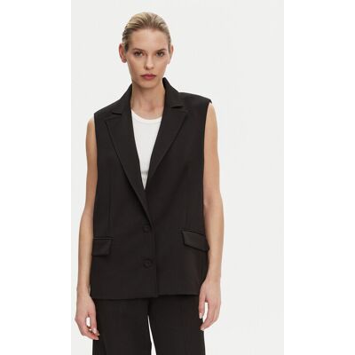 Patrizia Pepe Kamizelka 8S0512/A375-K103 Czarny Regular Fit 46 Czarny Damskie Patrizia Pepe Kamizelka 8S0512/A375-K103 Czarny Regular Fit 46 Czarny Damskie