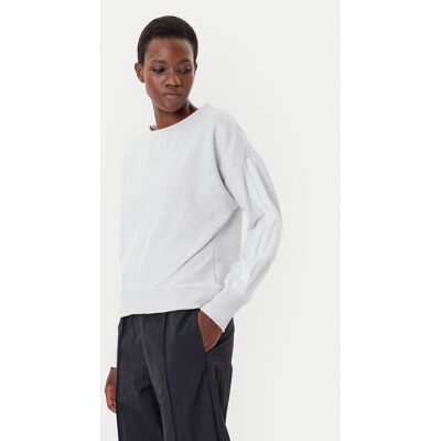 Adidas Bluza Seasonal Essentials 3-Stripes JM1901 Szary Regular Fit XS Szary Damskie Adidas Bluza Seasonal Essentials 3-Stripes JM1901 Szary Regular Fit XS Szary Damskie