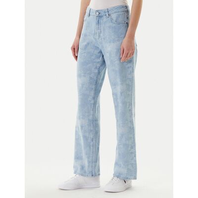 Mustang Jeansy Madison 1016002 Błękitny Wide Fit 28_30 Niebieski jasny Damskie Mustang Jeansy Madison 1016002 Błękitny Wide Fit 28_30 Niebieski jasny Damskie