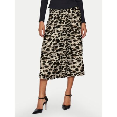 Vila Spódnica plisowana Nitban Print 14068477 Beżowy Regular Fit S Beżowy Damskie Vila Spódnica plisowana Nitban Print 14068477 Beżowy Regular Fit S Beżowy Damskie