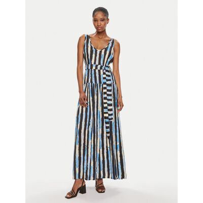 Pinko Sukienka letnia Once 103602 A1UM Czarny Regular Fit 42 Czarny Damskie Pinko Sukienka letnia Once 103602 A1UM Czarny Regular Fit 42 Czarny Damskie