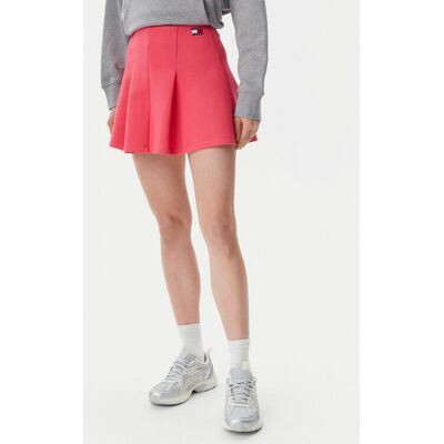Tommy Jeans Spódnica mini Badge DW0DW20268 Różowy Regular Fit S Różowy Damskie Tommy Jeans Spódnica mini Badge DW0DW20268 Różowy Regular Fit S Różowy Damskie