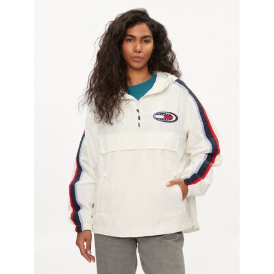 Tommy Jeans Kurtka anorak Archive Chicago DW0DW18151 Biały Regular Fit M Biały Damskie Tommy Jeans Kurtka anorak Archive Chicago DW0DW18151 Biały Regular Fit M Biały Damskie
