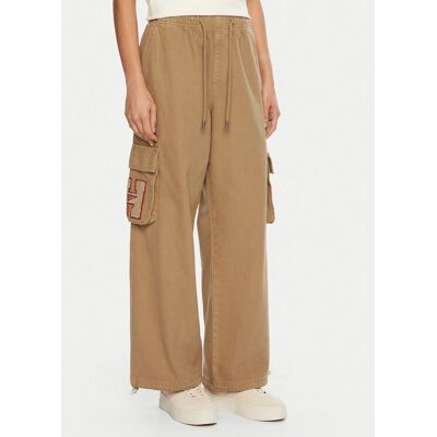 Tommy Jeans Spodnie materiałowe DW0DW20531 Beżowy Relaxed Fit 27_28 Beżowy Damskie Tommy Jeans Spodnie materiałowe DW0DW20531 Beżowy Relaxed Fit 27_28 Beżowy Damskie