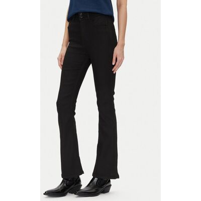 Pepe Jeans Jeansy PL204905 Czarny Flare Fit 26_30 Czarny Damskie Pepe Jeans Jeansy PL204905 Czarny Flare Fit 26_30 Czarny Damskie