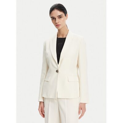 PINKO Marynarka 104930 A213 Biały Regular Fit 42 Biały Damskie PINKO Marynarka 104930 A213 Biały Regular Fit 42 Biały Damskie