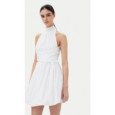 ViCOLO Sukienka koktajlowa TD0606 Biały Regular Fit L Biały Damskie ViCOLO Sukienka koktajlowa TD0606 Biały Regular Fit L Biały Damskie