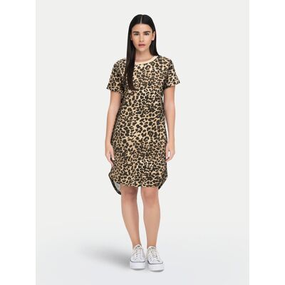 JDY Sukienka codzienna New Ivy 15298074 Brązowy Regular Fit S Brązowy Damskie JDY Sukienka codzienna New Ivy 15298074 Brązowy Regular Fit S Brązowy Damskie