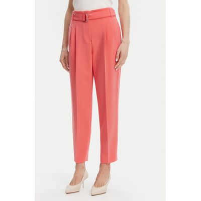 Boss Spodnie materiałowe Tapiah 50490037 Różowy Regular Fit 36 Różowy Damskie Boss Spodnie materiałowe Tapiah 50490037 Różowy Regular Fit 36 Różowy Damskie