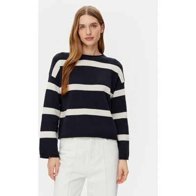 Marc O' Polo Sweter 502 6059 60047 Granatowy Regular Fit S Granatowy Damskie Marc O' Polo Sweter 502 6059 60047 Granatowy Regular Fit S Granatowy Damskie