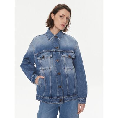 Weekend Max Mara Kurtka jeansowa Pio 2415041071 Niebieski Regular Fit 42 Niebieski Damskie Weekend Max Mara Kurtka jeansowa Pio 2415041071 Niebieski Regular Fit 42 Niebieski Damskie