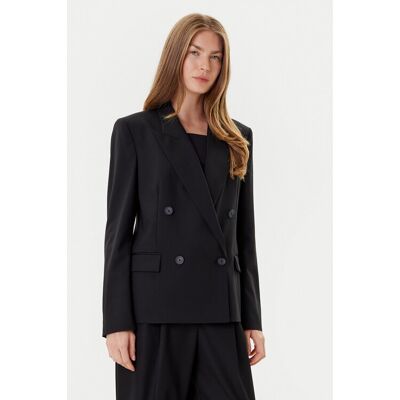 Boss Marynarka Jaleto9 50546623 Czarny Regular Fit 40 Czarny Damskie Boss Marynarka Jaleto9 50546623 Czarny Regular Fit 40 Czarny Damskie