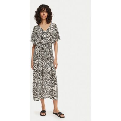 Vero Moda Sukienka codzienna Menny 10303701 Beżowy Regular Fit S Beżowy Damskie Vero Moda Sukienka codzienna Menny 10303701 Beżowy Regular Fit S Beżowy Damskie