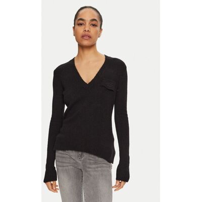 Liu Jo Sweter WF4431 MA49P Czarny Regular Fit S Czarny Damskie Liu Jo Sweter WF4431 MA49P Czarny Regular Fit S Czarny Damskie