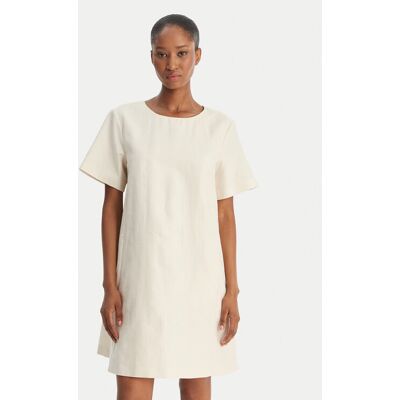 Weekend Max Mara Sukienka codzienna Daloa 2615221112 Écru Relaxed Fit 44 Kremowy Damskie Weekend Max Mara Sukienka codzienna Daloa 2615221112 Écru Relaxed Fit 44 Kremowy Damskie