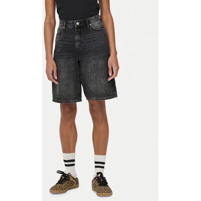 ONLY Szorty jeansowe Sonny 15256709 Szary Regular Fit M Szary Damskie ONLY Szorty jeansowe Sonny 15256709 Szary Regular Fit M Szary Damskie