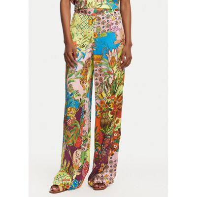 Liu Jo Spodnie materiałowe WA6484 T473A Kolorowy Relaxed Fit 42 Kolorowy Damskie Liu Jo Spodnie materiałowe WA6484 T473A Kolorowy Relaxed Fit 42 Kolorowy Damskie