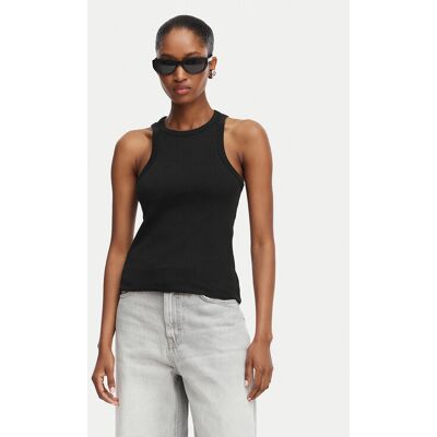 HUGO Top The Plain Tank 50515651 Czarny Slim Fit M Czarny Damskie HUGO Top The Plain Tank 50515651 Czarny Slim Fit M Czarny Damskie