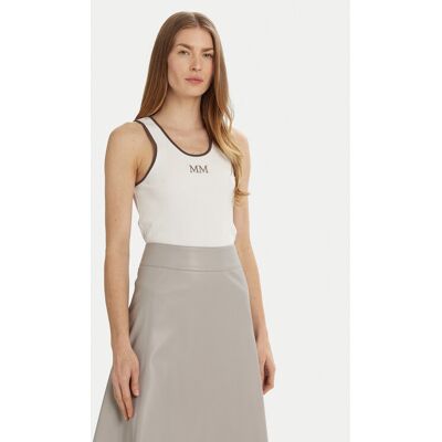 Max Mara Leisure Top Sax 2516941027 Biały Slim Fit XL Biały Damskie Max Mara Leisure Top Sax 2516941027 Biały Slim Fit XL Biały Damskie