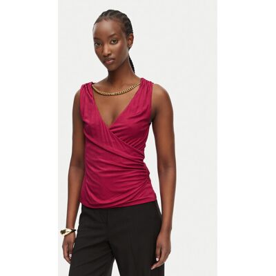 Marciano Guess Top G6GP11 K3617 Różowy Slim Fit XL Różowy Damskie Marciano Guess Top G6GP11 K3617 Różowy Slim Fit XL Różowy Damskie