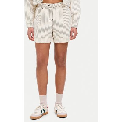 JJXX Szorty materiałowe Maddy 12253014 Écru Loose Fit XS Kremowy Damskie JJXX Szorty materiałowe Maddy 12253014 Écru Loose Fit XS Kremowy Damskie