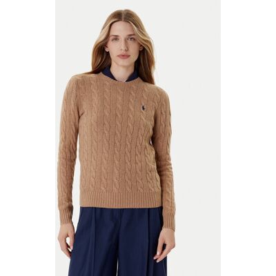 Polo Ralph Lauren Sweter 211971865002 Beżowy Slim Fit XXL Beżowy Damskie Polo Ralph Lauren Sweter 211971865002 Beżowy Slim Fit XXL Beżowy Damskie