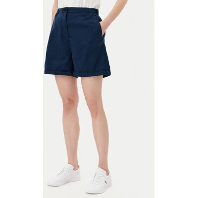 Tommy Hilfiger Szorty materiałowe WW0WW44762 Granatowy Regular Fit 34 Granatowy Damskie Tommy Hilfiger Szorty materiałowe WW0WW44762 Granatowy Regular Fit 34 Granatowy Damskie