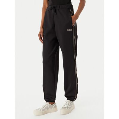 Guess Spodnie dresowe V5BB23 KCX22 Czarny Wide Leg XXS Czarny Damskie Guess Spodnie dresowe V5BB23 KCX22 Czarny Wide Leg XXS Czarny Damskie