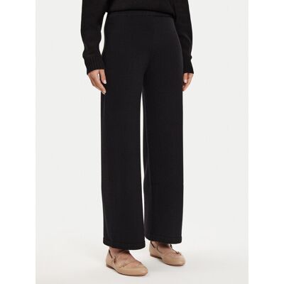 Max Mara Leisure Spodnie dzianinowe Epopea 24263360 Czarny Relaxed Fit S Czarny Damskie Max Mara Leisure Spodnie dzianinowe Epopea 24263360 Czarny Relaxed Fit S Czarny Damskie