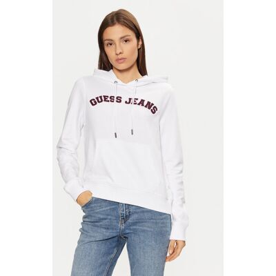 Guess Jeans Bluza W5RQ17 K68I4 Biały Regular Fit XXL Biały Damskie Guess Jeans Bluza W5RQ17 K68I4 Biały Regular Fit XXL Biały Damskie