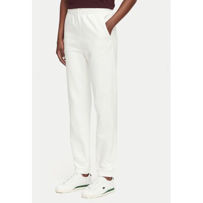 Lacoste Spodnie dresowe XF5268 Biały Regular Fit 40 Biały Damskie Lacoste Spodnie dresowe XF5268 Biały Regular Fit 40 Biały Damskie