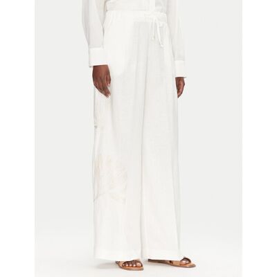ACCESS FASHION Spodnie palazzo 53-5087-133 Biały Wide Leg M Biały Damskie ACCESS FASHION Spodnie palazzo 53-5087-133 Biały Wide Leg M Biały Damskie