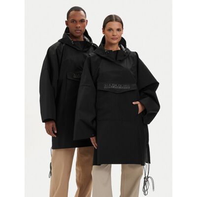 Napapijri Kurtka przeciwdeszczowa A-Raincape L NP0A4H4D9411 Czarny Oversize OS Czarny Unisex Napapijri Kurtka przeciwdeszczowa A-Raincape L NP0A4H4D9411 Czarny Oversize OS Czarny Unisex