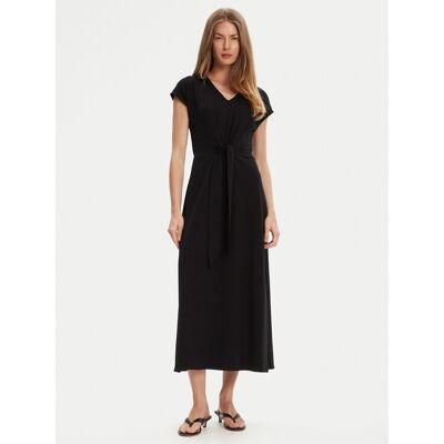 United Colors Of Benetton Sukienka letnia 3FJHDV01T Czarny Regular Fit S Czarny Damskie United Colors Of Benetton Sukienka letnia 3FJHDV01T Czarny Regular Fit S Czarny Damskie