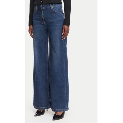 Luisa Spagnoli Jeansy Olla 543550 Niebieski Wide Leg 44 Niebieski Damskie Luisa Spagnoli Jeansy Olla 543550 Niebieski Wide Leg 44 Niebieski Damskie