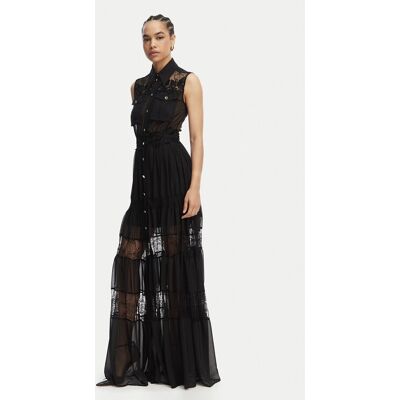 Babylon Sukienka wieczorowa EL0702 Czarny Regular Fit 46 Czarny Damskie Babylon Sukienka wieczorowa EL0702 Czarny Regular Fit 46 Czarny Damskie