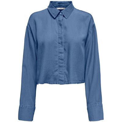 ONLY Koszula Charis 15337929 Niebieski Regular Fit XS Niebieski Damskie ONLY Koszula Charis 15337929 Niebieski Regular Fit XS Niebieski Damskie