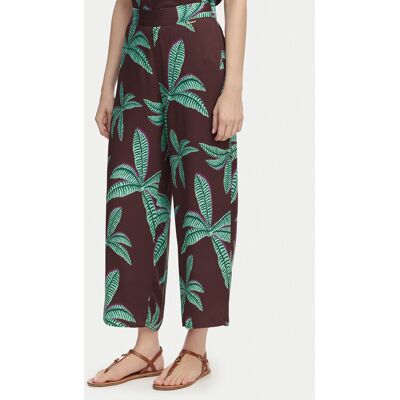 LOLA CASADEMUNT Spodnie materiałowe LS2614055 Brązowy Relaxed Fit XS Brązowy Damskie LOLA CASADEMUNT Spodnie materiałowe LS2614055 Brązowy Relaxed Fit XS Brązowy Damskie