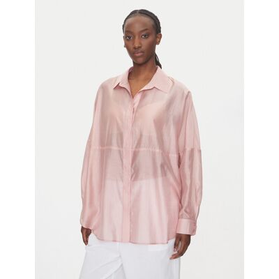 ACCESS FASHION Koszula 53-7068-104 Różowy Loose Fit M_L Różowy Damskie ACCESS FASHION Koszula 53-7068-104 Różowy Loose Fit M_L Różowy Damskie