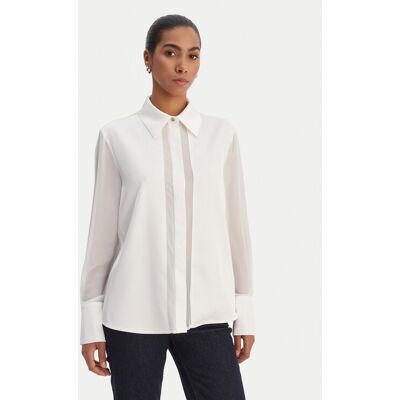 Fracomina Koszula FY26ST6041W41201 Écru Regular Fit XL Kremowy Damskie Fracomina Koszula FY26ST6041W41201 Écru Regular Fit XL Kremowy Damskie