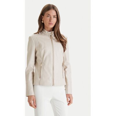 Guess Kurtka z imitacji skóry W6RL52 WL850 Écru Regular Fit S Kremowy Damskie Guess Kurtka z imitacji skóry W6RL52 WL850 Écru Regular Fit S Kremowy Damskie
