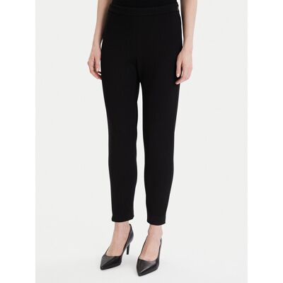 Boss Spodnie materiałowe Tapiah 50490037 Czarny Regular Fit 38 Czarny Damskie Boss Spodnie materiałowe Tapiah 50490037 Czarny Regular Fit 38 Czarny Damskie