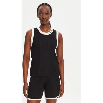 Liu Jo Sport Top TA5092 MS022 Czarny Regular Fit XL Czarny Damskie Liu Jo Sport Top TA5092 MS022 Czarny Regular Fit XL Czarny Damskie