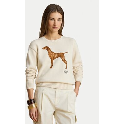 Polo Ralph Lauren LAUREN RALPH LAUREN Sweter 200P14120001 Kremowy Regular Fit XXL Kremowy Damskie Polo Ralph Lauren LAUREN RALPH LAUREN Sweter 200P14120001 Kremowy Regular Fit XXL Kremowy Damskie