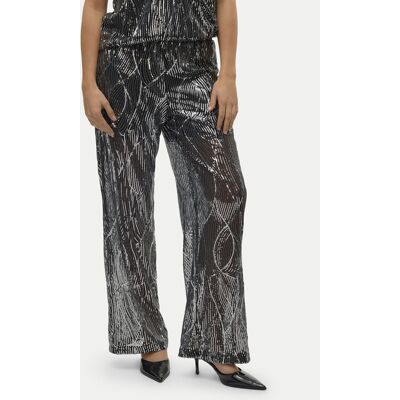 Vero Moda Spodnie materiałowe Ellen 10319016 Czarny Straight Fit XL Czarny Damskie Vero Moda Spodnie materiałowe Ellen 10319016 Czarny Straight Fit XL Czarny Damskie