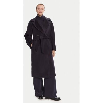 Weekend Max Mara Płaszcz wełniany Resina 2525016031 Granatowy Regular Fit 42 Granatowy Damskie Weekend Max Mara Płaszcz wełniany Resina 2525016031 Granatowy Regular Fit 42 Granatowy Damskie