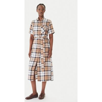 Barbour Sukienka koszulowa Fern LDR0988BR37 Beżowy Slim Fit 10 Beżowy Damskie Barbour Sukienka koszulowa Fern LDR0988BR37 Beżowy Slim Fit 10 Beżowy Damskie
