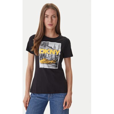 DKNY T-Shirt DJ6T1749 Czarny Regular Fit XS Czarny Damskie DKNY T-Shirt DJ6T1749 Czarny Regular Fit XS Czarny Damskie