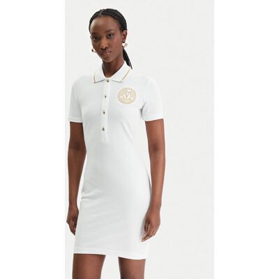 Versace Jeans Couture Sukienka codzienna 80HAOT03 CJ01T Biały Slim Fit XS Biały Damskie Versace Jeans Couture Sukienka codzienna 80HAOT03 CJ01T Biały Slim Fit XS Biały Damskie